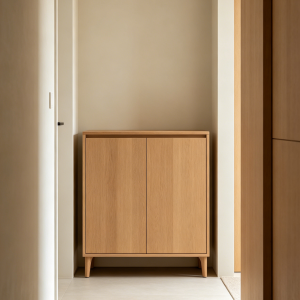 Minimalist Wooden Shoe Cabinet